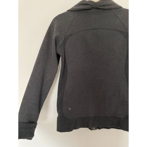 Lululemon Full Zip Jacket Size 6 could fit XS-Small Gray Active L10 - Picture 8 of 14